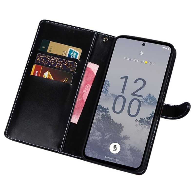 Lederhüllen Asus Zenfone 10 Idewei Krokodil-stil