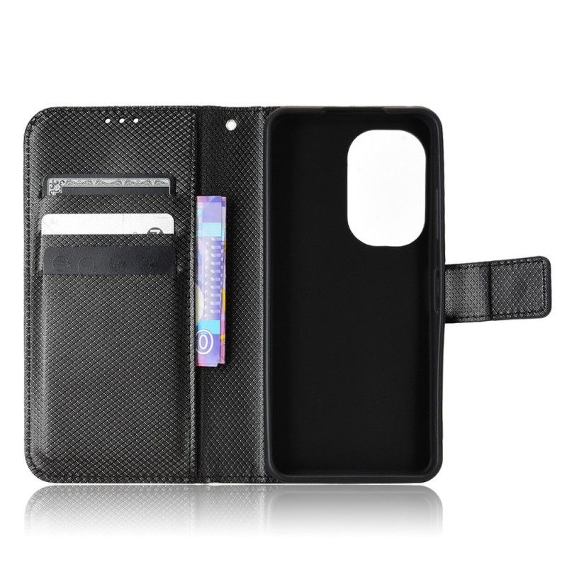 Lederhüllen Asus Zenfone 10 Lanyard Mit Diamantstruktur