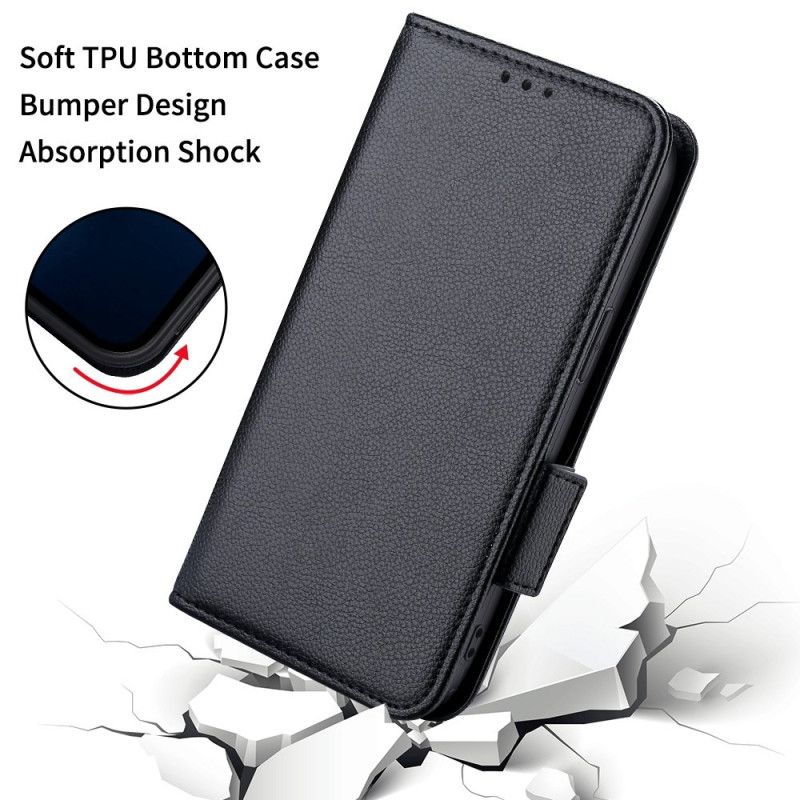 Lederhüllen Asus Zenfone 10 Litschi-lederoptik