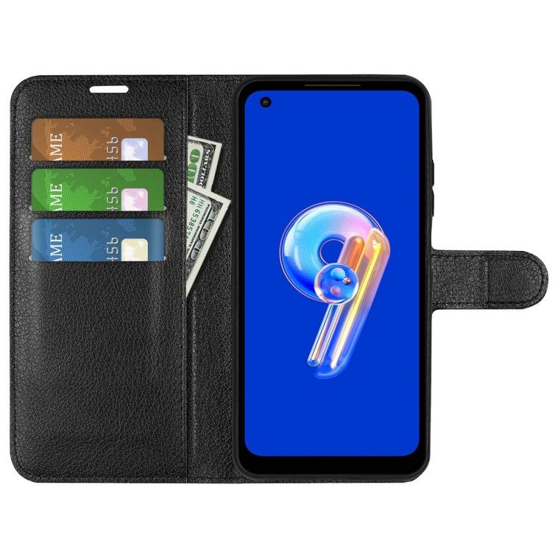 Lederhüllen Für Asus Zenfone 10 Klassisches Litschi-kunstleder