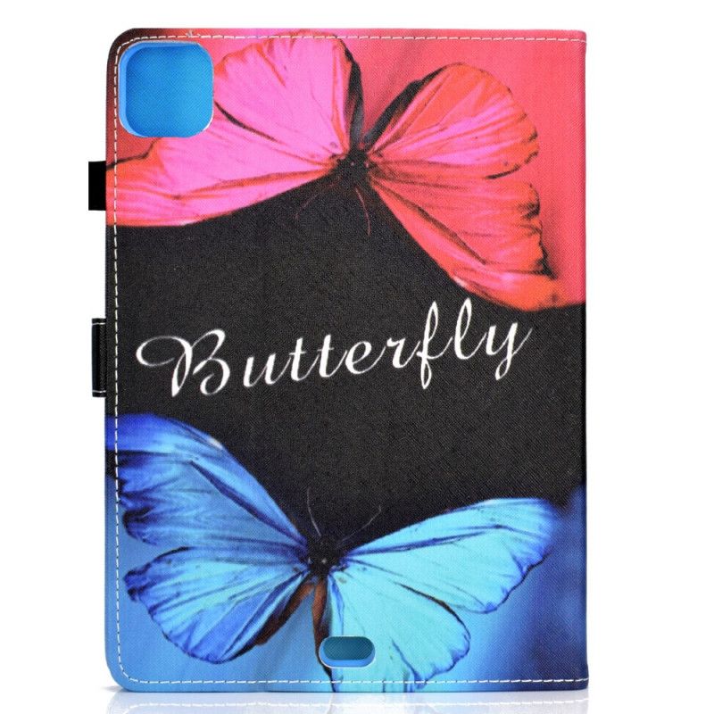 Lederhüllen Für iPad Air 10.9" (2020) Schmetterlinge
