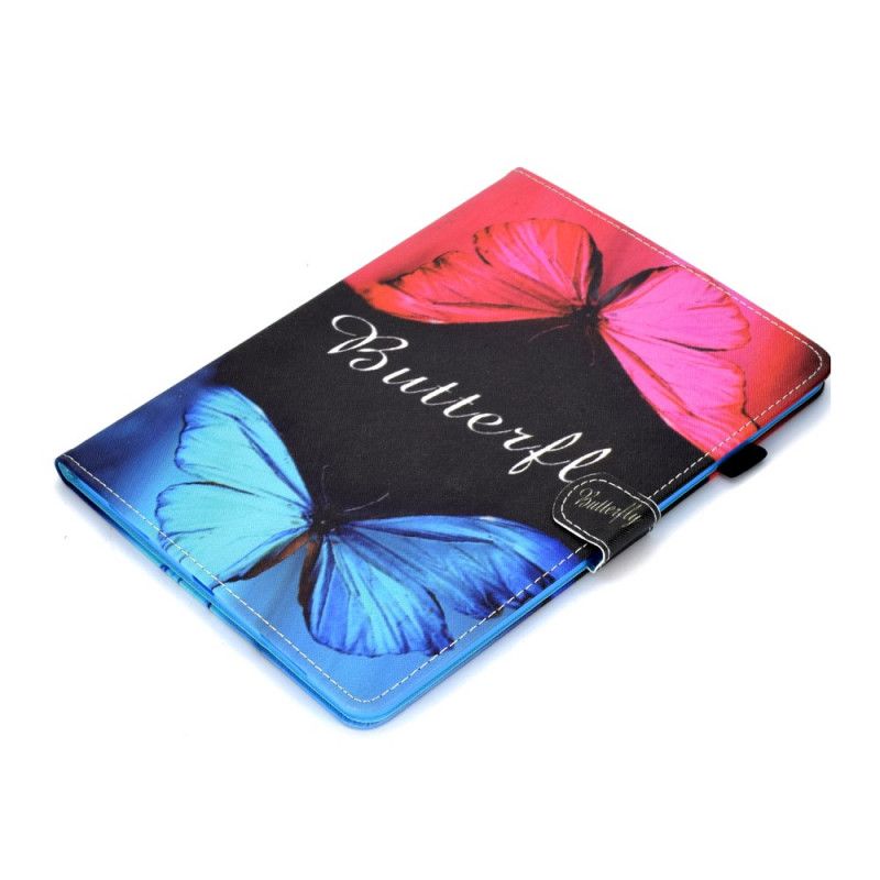 Lederhüllen Für iPad Air 10.9" (2020) Schmetterlinge