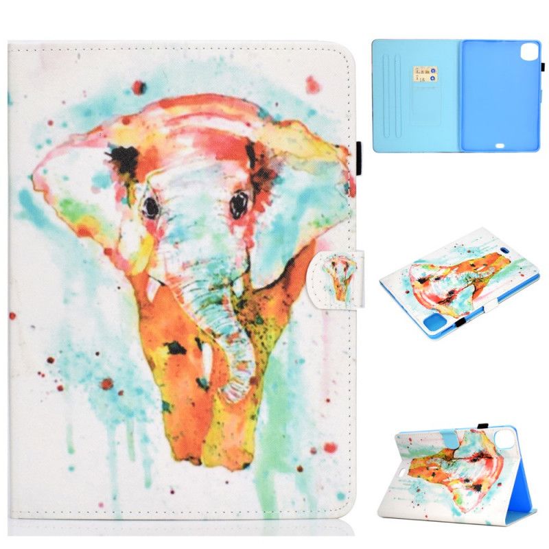 Lederhüllen iPad Air 10.9" (2020) Aquarellelefant