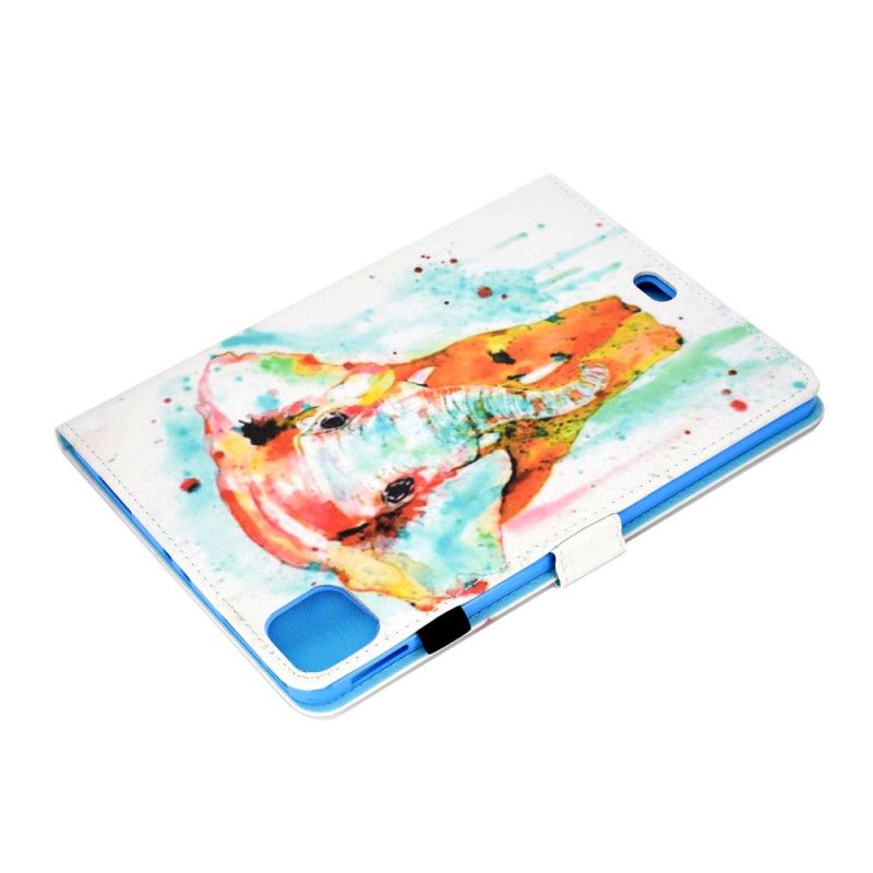 Lederhüllen iPad Air 10.9" (2020) Aquarellelefant