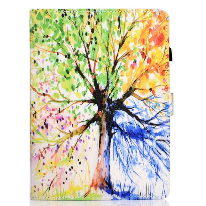 Lederhüllen iPad Air 10.9" (2020) Handyhülle Aquarellbaum