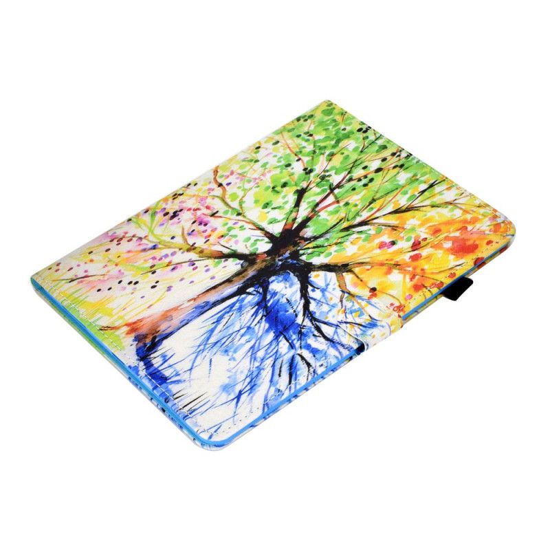 Lederhüllen iPad Air 10.9" (2020) Handyhülle Aquarellbaum