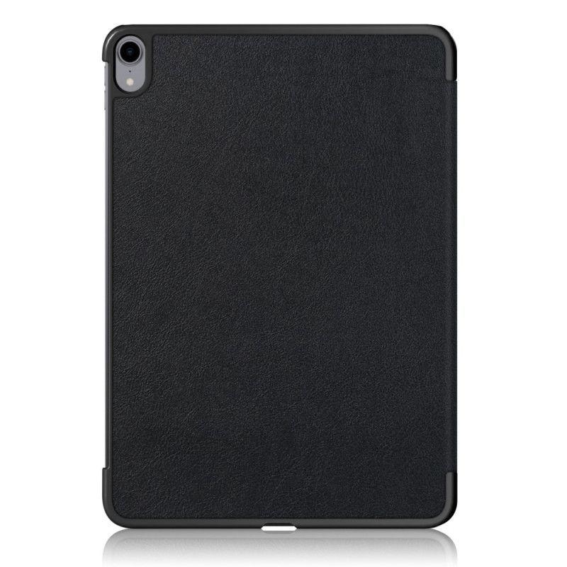 Smart Case iPad Air 10.9" (2020) Schwarz Litschi Kunstleder