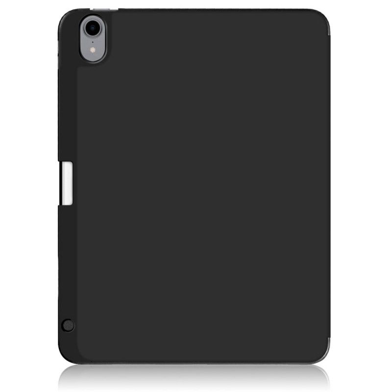 Smart Case iPad Air 10.9" (2020) Schwarz Litschi-Kunstlederstifthalter