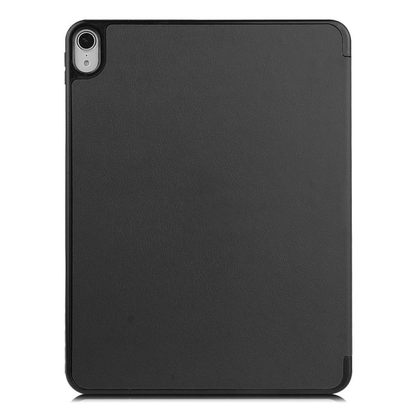 Smart Case iPad Air 10.9" (2020) Schwarz Style Lychee Leder Stylushalter