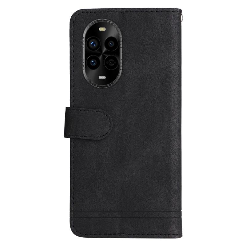 Lederhüllen Huawei Nova 13 Pro Dekorative Niete Und Trageschlaufe