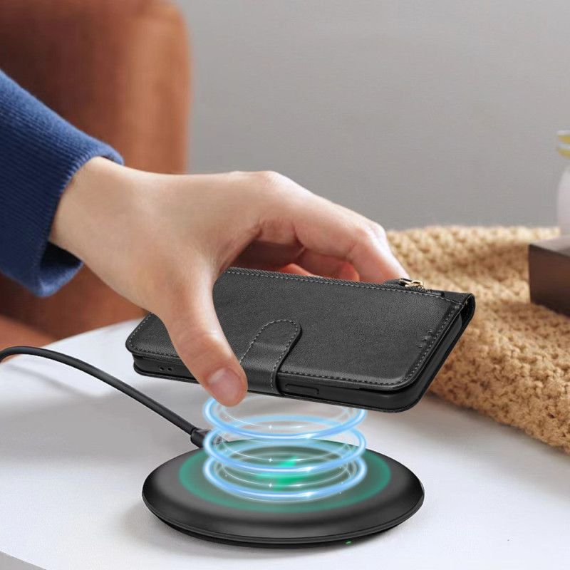 Lederhüllen Huawei Nova 13 Pro Geldbörse Mit Reißverschluss