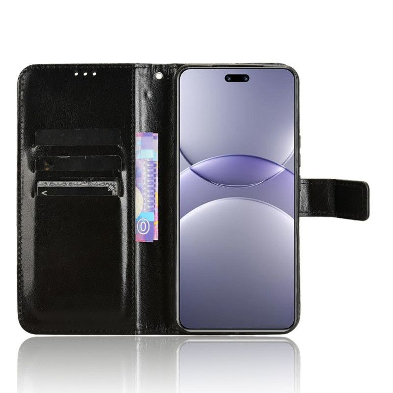 Lederhüllen Huawei Nova 13 Pro Glitzerndes Kunstleder