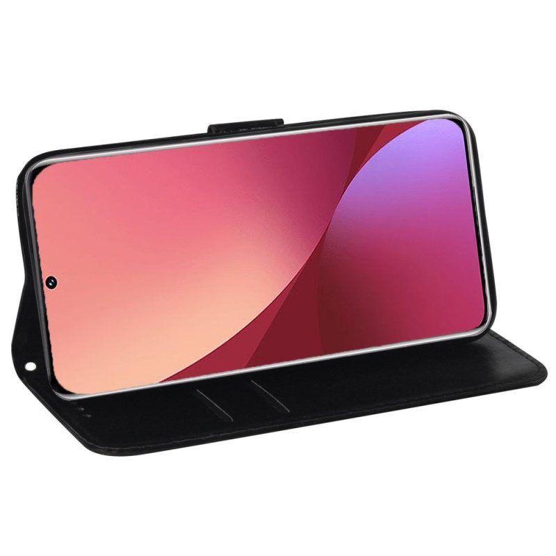 Flip Case Für Xiaomi Redmi Note 12 4G Disco-stil