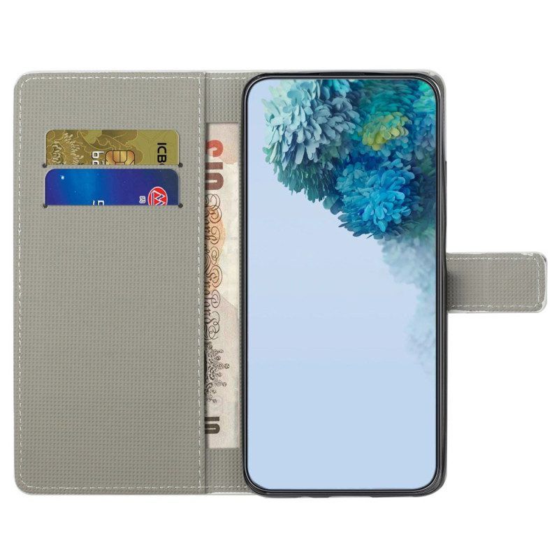 Flip Case Für Xiaomi Redmi Note 12 4G Eulenstamm
