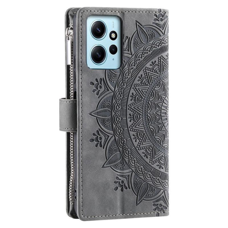 Flip Case Für Xiaomi Redmi Note 12 4G Mit Mandala-geldbörse