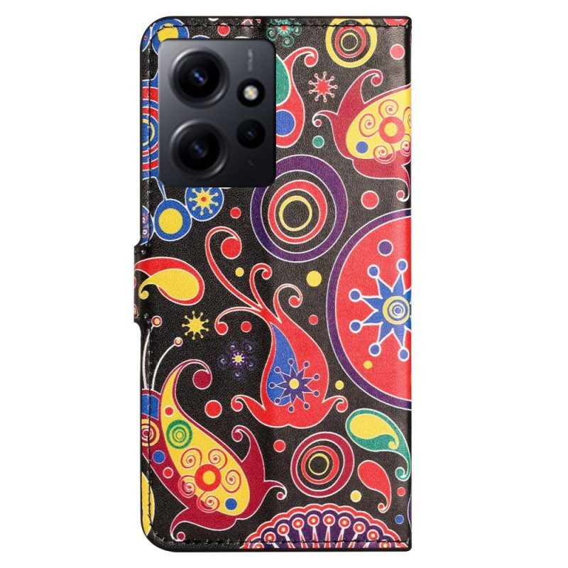 Flip Case Für Xiaomi Redmi Note 12 4G Paisley