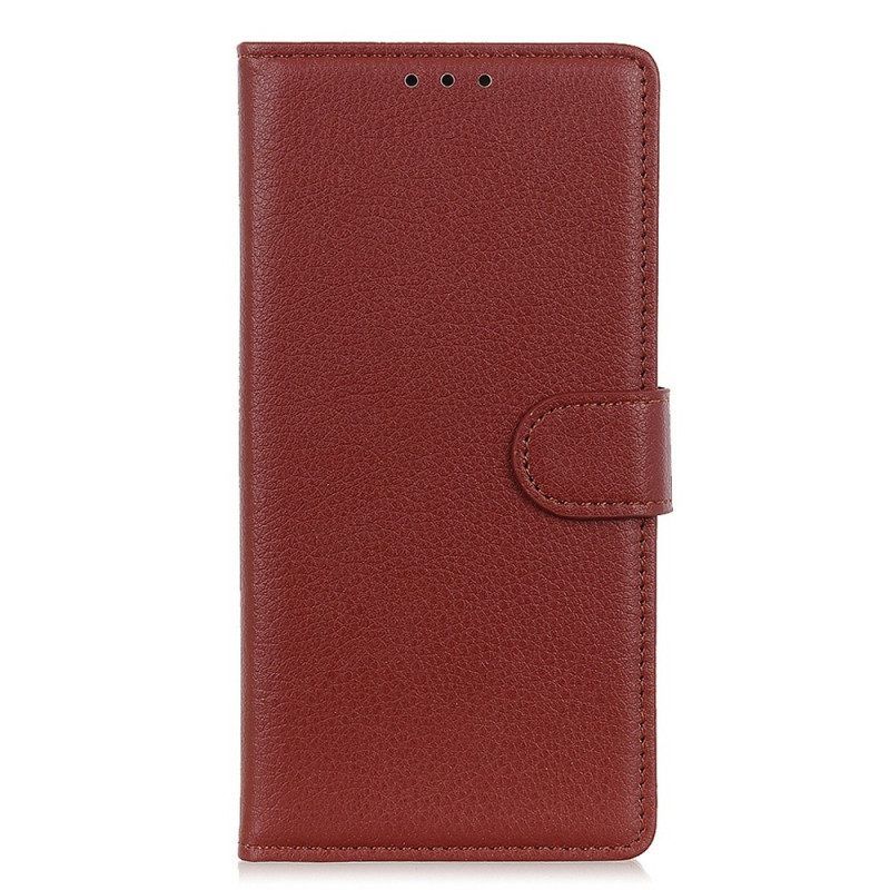 Flip Case Für Xiaomi Redmi Note 12 4G Traditionelles Kunstleder