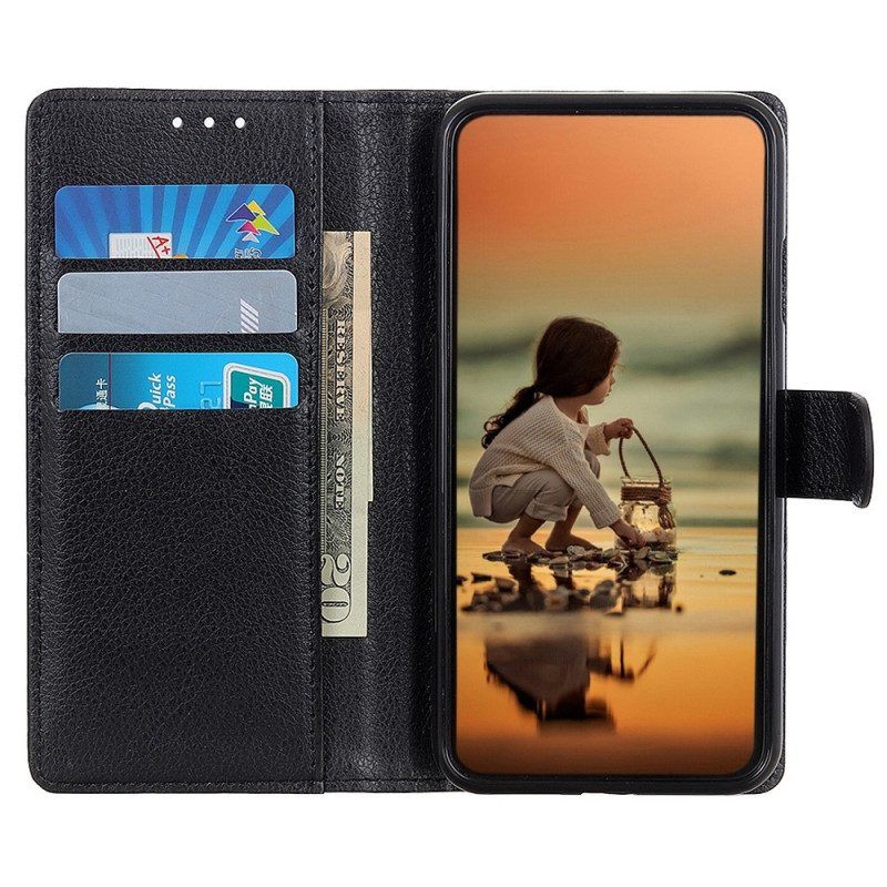 Flip Case Für Xiaomi Redmi Note 12 4G Traditionelles Kunstleder