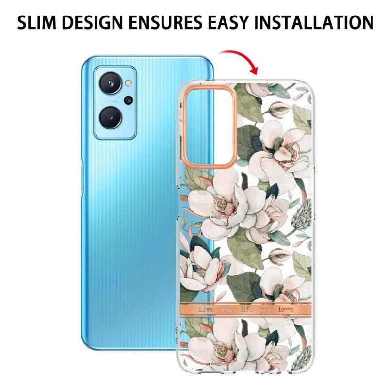 Hülle Für Realme 9i Lebe Das Leben. In Dem Du Blumen Liebst