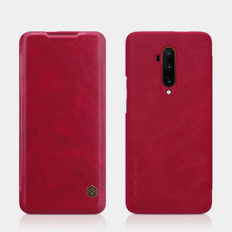 Flip Case OnePlus 7T Pro Rot Nillkin-Qin-Serie