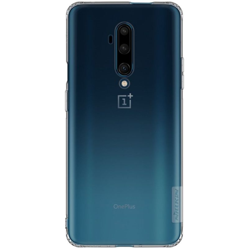 Hülle OnePlus 7T Pro Grau Transparenter Nillkin