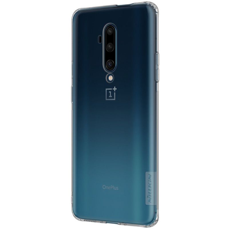 Hülle OnePlus 7T Pro Grau Transparenter Nillkin