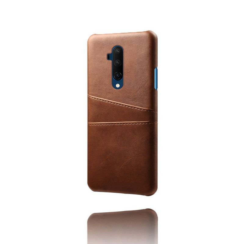 Hülle OnePlus 7T Pro Rot Karteninhaber