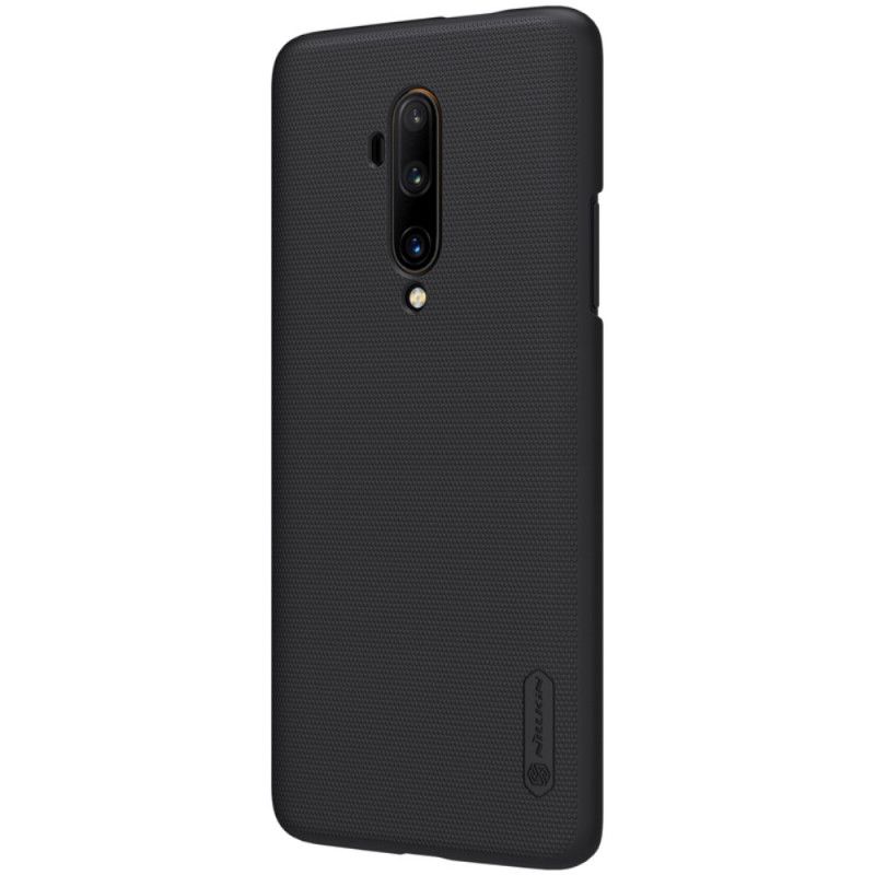 Hülle OnePlus 7T Pro Schwarz Starrer Gefrosteter Nillkin