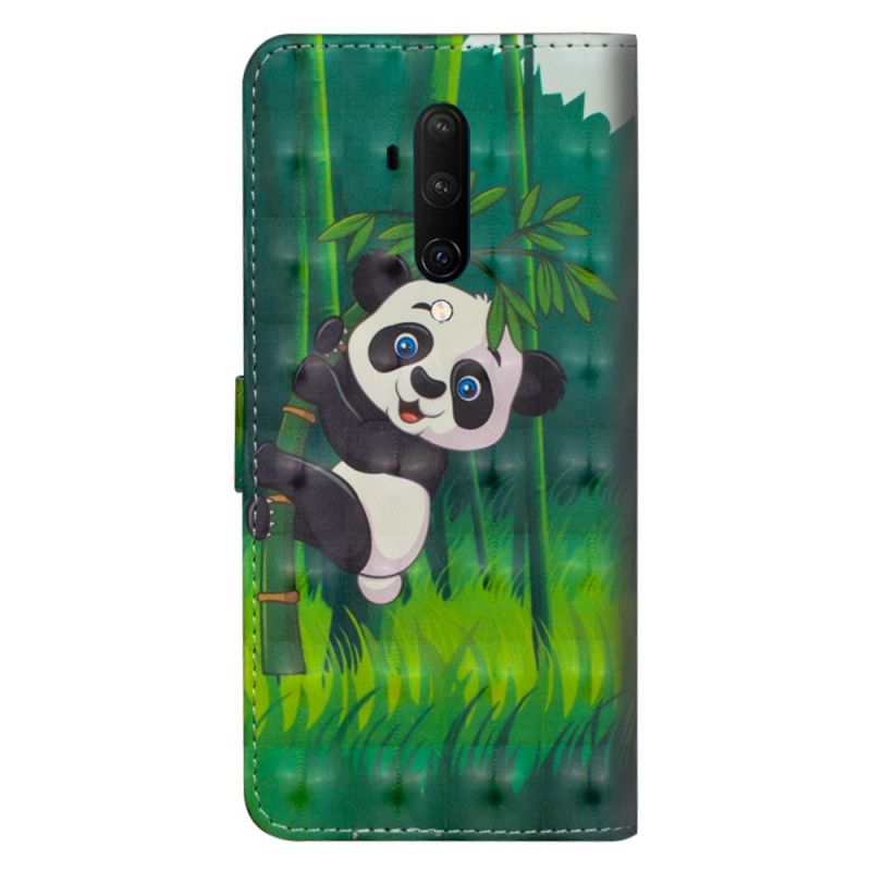 Lederhüllen OnePlus 7T Pro Panda Und Bambus
