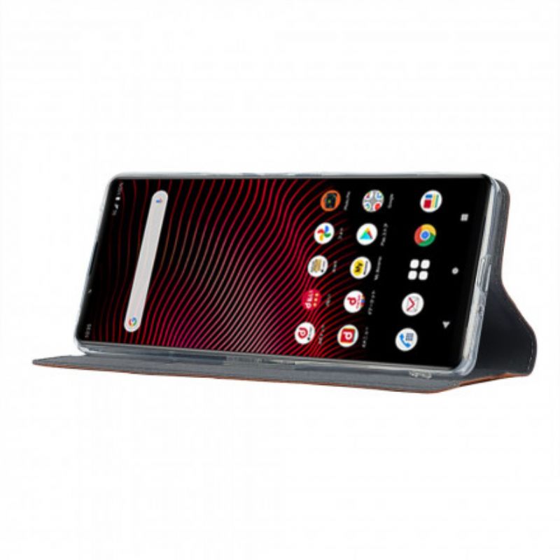 Flip Case Sony Xperia 1 Iii Handyhülle Strappy Aus Kunstleder