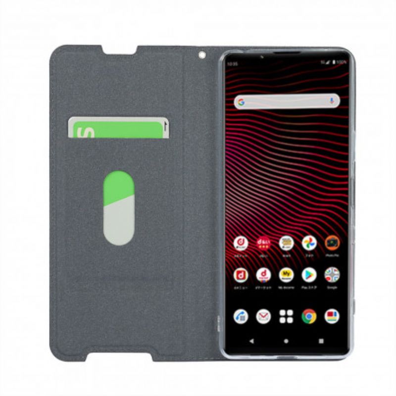 Flip Case Sony Xperia 1 Iii Handyhülle Strappy Aus Kunstleder