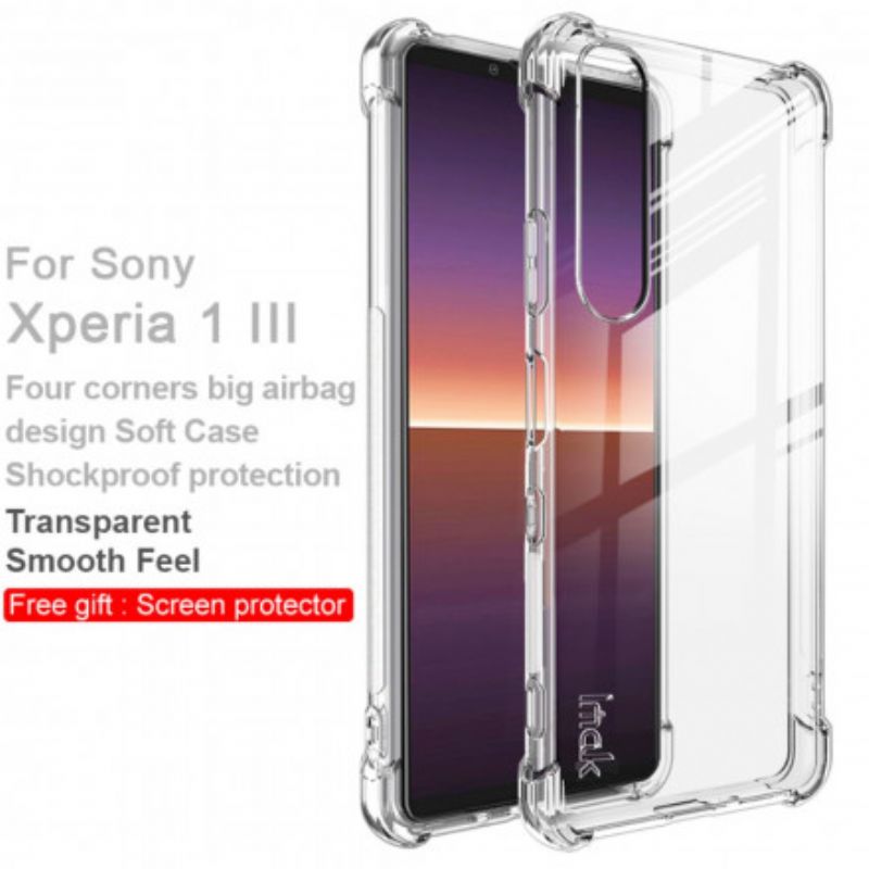 Hülle Für Sony Xperia 1 Iii Transparent Mit Imak-siebfolie