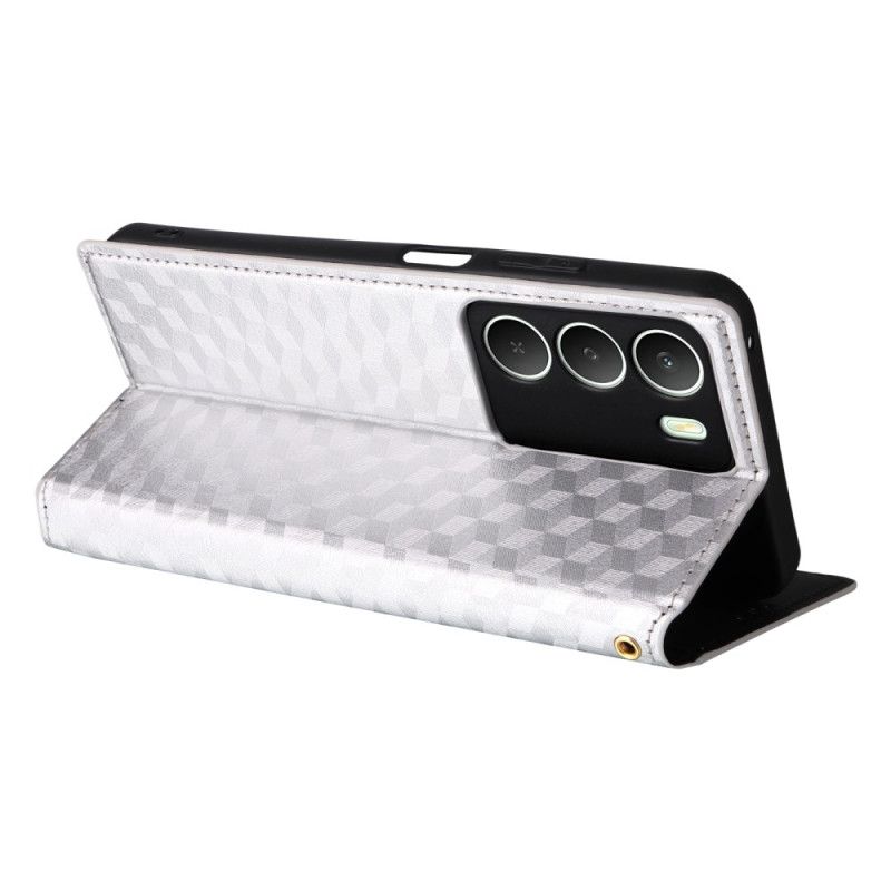 Flip Case Realme 14x 5g Rautenmuster