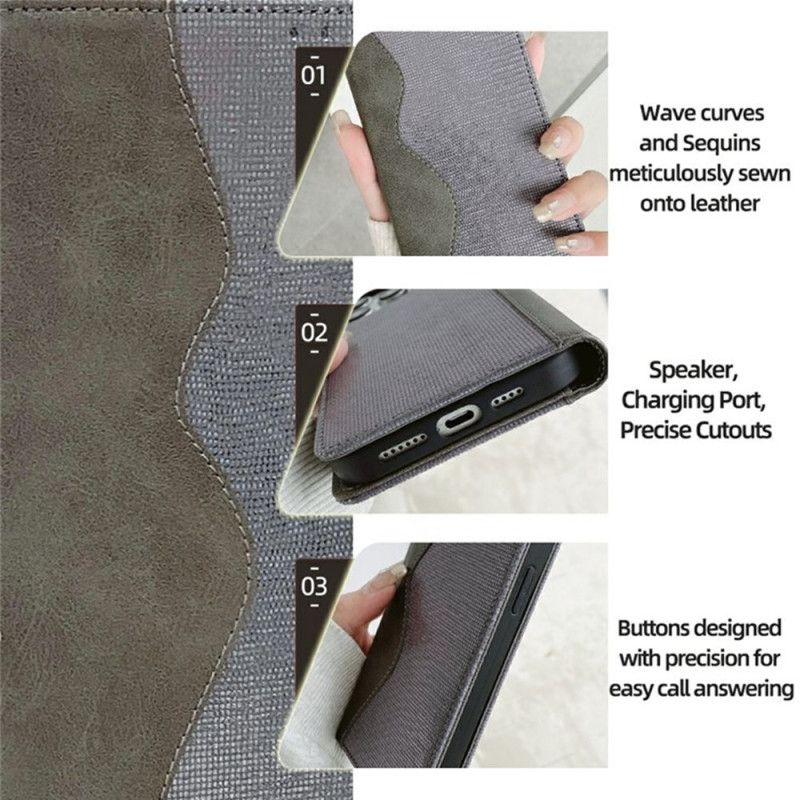 Flip Case Realme 14x 5g Rfid-schutz Ripple