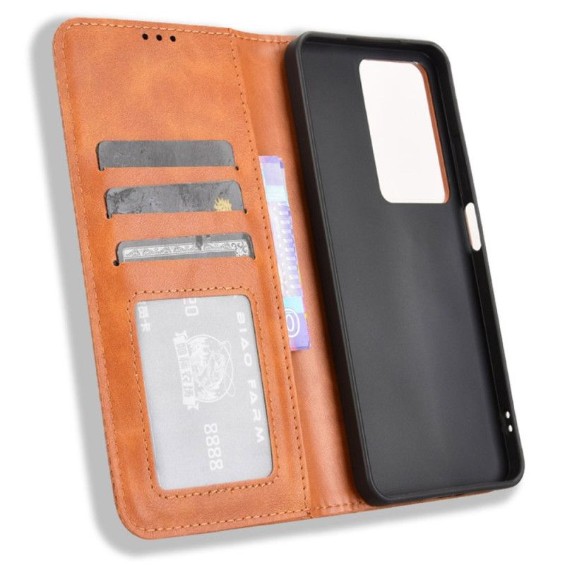 Flip Case Realme 14x 5g Vintage-rahmen