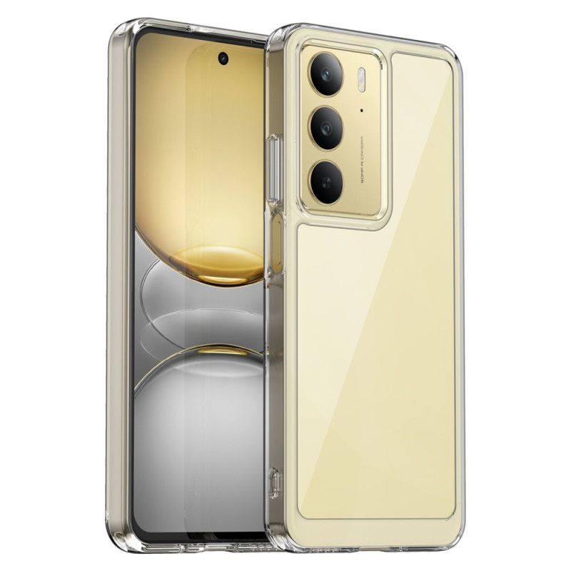 Hülle Realme 14x 5g Transparent Mit Displayschutzfolie Aus Gehärtetem Glas