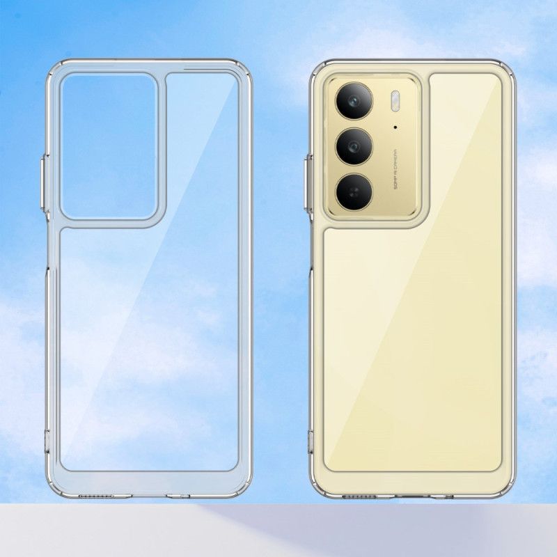 Hülle Realme 14x 5g Transparent Mit Displayschutzfolie Aus Gehärtetem Glas