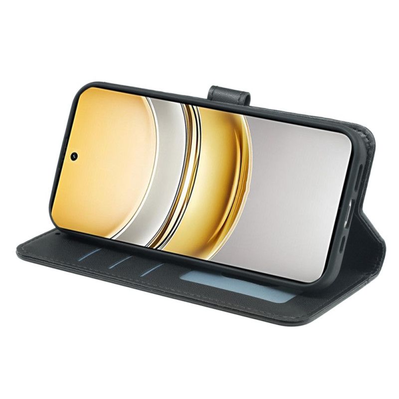 Lederhüllen Für Realme 14x 5g Paspelierung Und Riemen