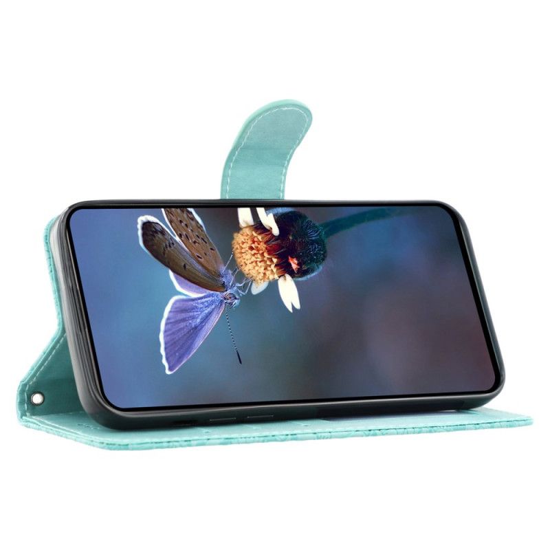 Lederhüllen Realme 14x 5g Blumenmuster