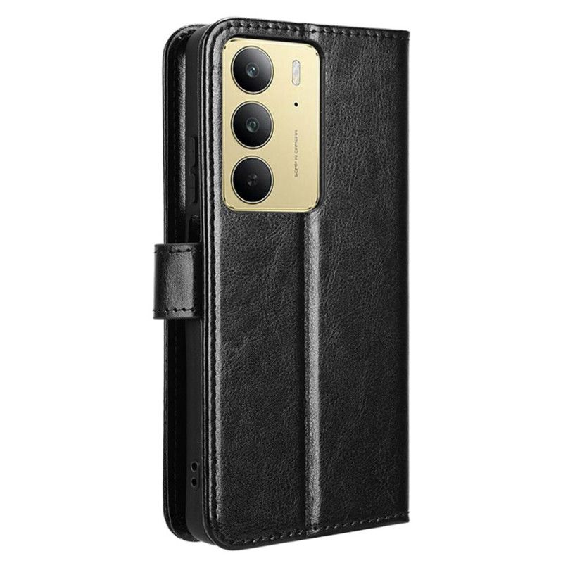 Lederhüllen Realme 14x 5g Handyhülle Auffälliges Kunstleder
