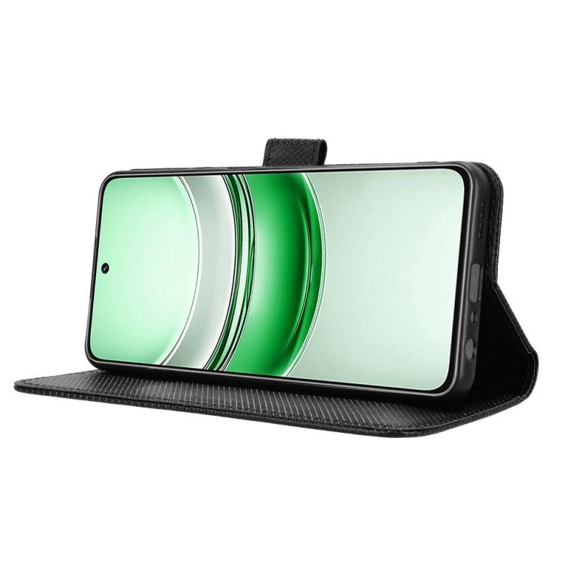 Lederhüllen Realme 14x 5g Handyhülle Rautenmuster