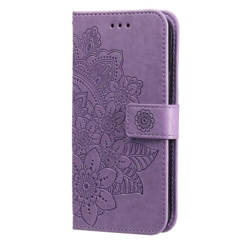 Flip Case Für Poco X4 Pro 5G Mit Kordel Riemchen-mandala