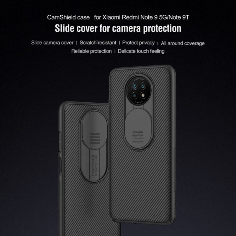 Hülle Xiaomi Redmi Note 9 5G / Note 9T 5G Nillkin Camshield-Serie