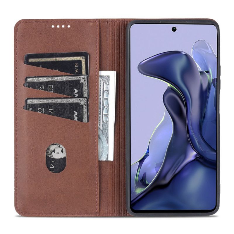 Flip Case Für Xiaomi Mi 11t / 11t Pro Azns Kunstleder