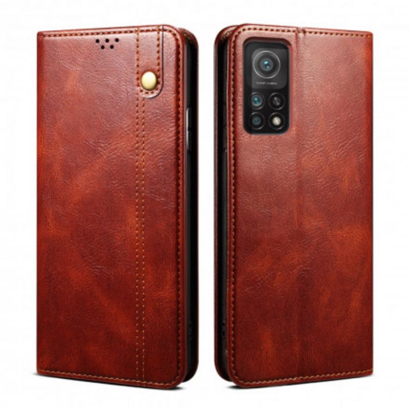 Flip Case Xiaomi Mi 11t / 11t Pro Gewachstes Kunstleder