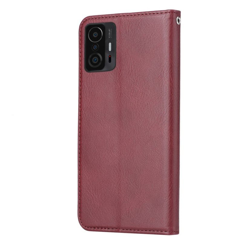 Flip Case Xiaomi Mi 11t / 11t Pro Kartenetui Aus Kunstleder