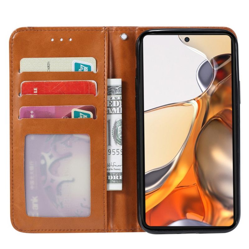 Flip Case Xiaomi Mi 11t / 11t Pro Kartenetui Aus Kunstleder