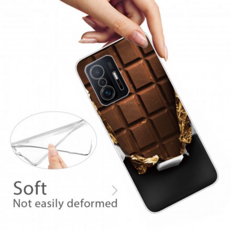 Hülle Für Xiaomi Mi 11t / 11t Pro Flexible Schokolade