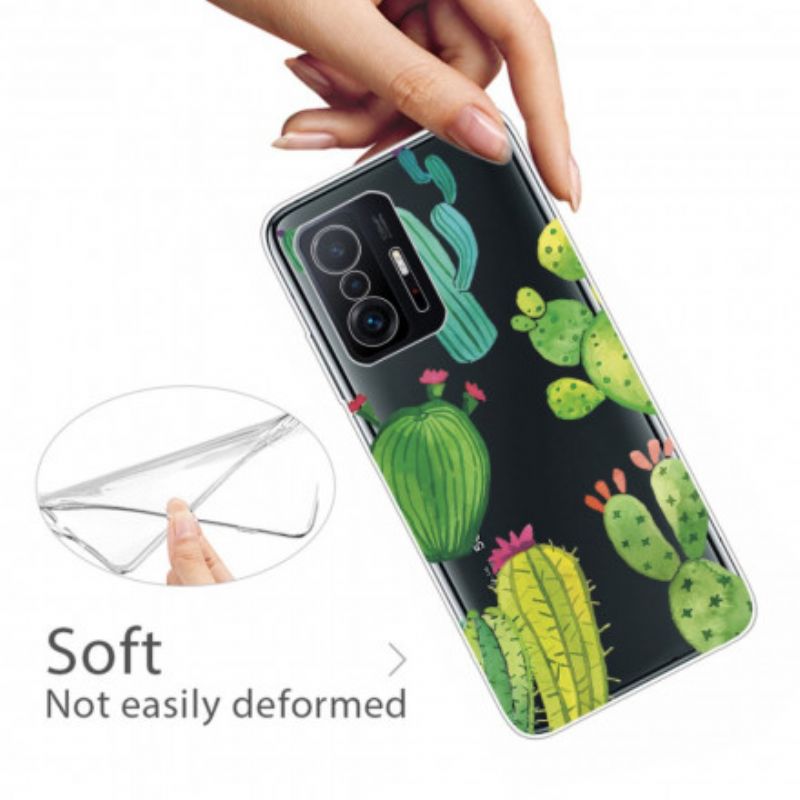 Hülle Xiaomi Mi 11t / 11t Pro Aquarell Kaktus