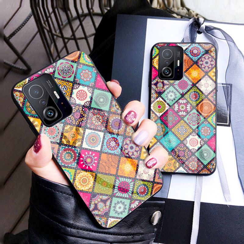 Hülle Xiaomi Mi 11t / 11t Pro Handyhülle Magnetischer Patchwork-halter